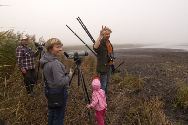 300
Jan Nordblad - esimene linnuvaatleja, kel Eestis 300 erinevat linnuliiki nähtud. 14.09.2006 Haversi - kiripugu-rüdi. Jan is the first birder who has seen 300 species in Estonia - the lucky no 300 was Pectoral Sandpiper at Haversi.

Matti Rekilä

Keywords: birders lindurid birdwatch