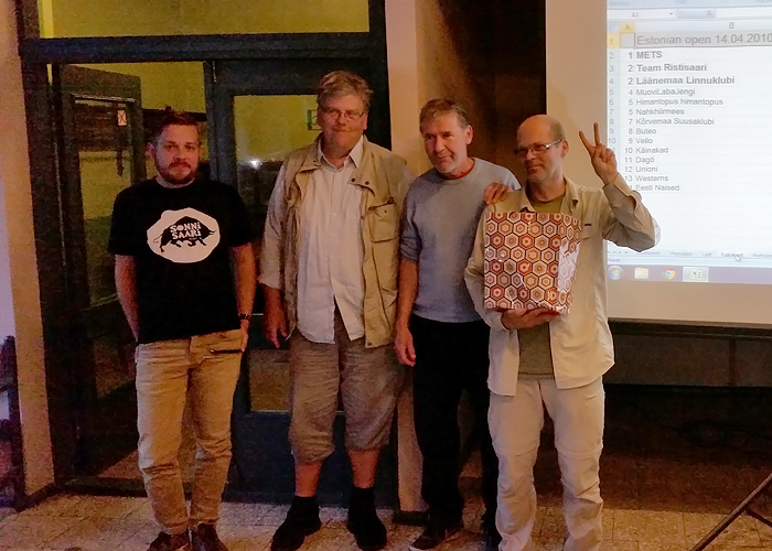 Team METS - Estonian Open 2016 võitjad
Estonian Open 2016 linnuralli võitjad. Kärdla, 13.8.2016.

UP
Keywords: birders
