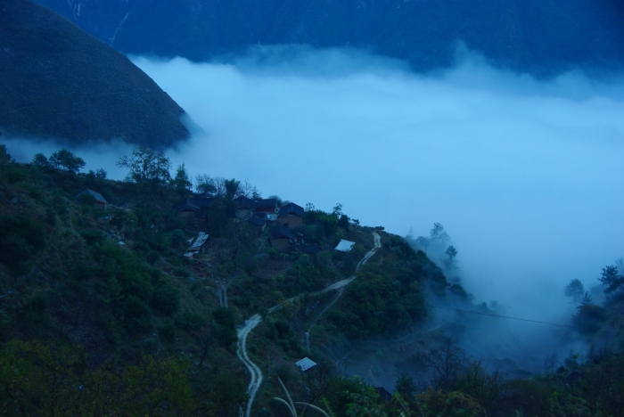 Tiger Leaping Gorge, mägiküla. Foto: Märt Potter
